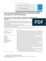 Pulpal Pressure and Bonding