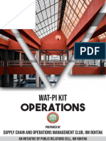 WAT-PI KIT: Operations and Supply Chain Management Essentials