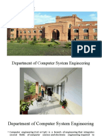 Case Study Computer System Engineering Department