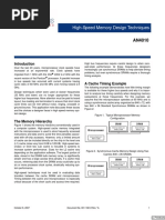 High Speed Memory Design Techniques An4010 12