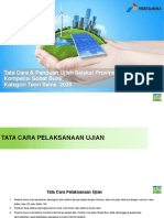 Tata Cara Panduan Ujian Seleksi Provinsi Teori Sains KSB 2020