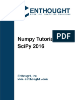 Enthought: Numpy Tutorial Scipy 2016