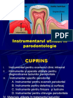 Curs instrumentar utilizat in parodontologie UMF Iasi