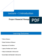 Introduction To Project Finance