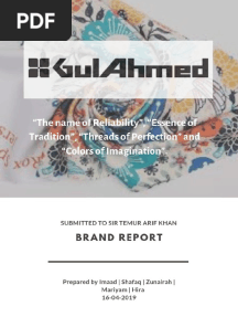 Gul Ahmed Final Report
