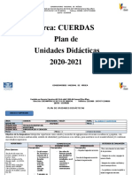 Área: Cuerdas Plan de Unidades Didácticas 2020-2021