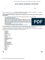 Tema 1.3. Conceptos Básicos - Planes, Programas y Proyectos. - Formulación de Proyectos - Instituto Consorcio Clavijero