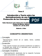 Tema 5 - Teoria Reivindiaciones y Concepto Inventivo