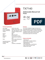 Addressable Manual Call Point: Technical Specification