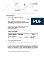 Planificación Actividades Servicio Comunidad Huaraca Jorge - F01 - ASC