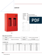 Fire Extinguisher Cabinet: Main Parts and Material