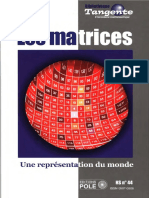 (bibliothèque tangente hors-série n°44) Collectif-Les matrices _ une représentation du monde-POLE (2012)