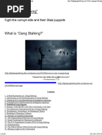 What Is "Gang Stalking-" - Fight - Gang Stalking