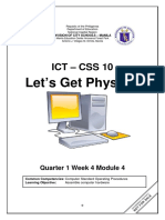 TLE-TE 10 - Q1 - W4 - Mod4 - ICT CSS