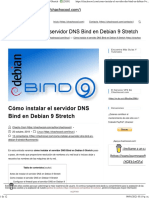 Instala y configura Bind DNS en Debian 9