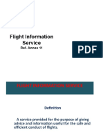 Flight Information Service: Ref. Annex 11