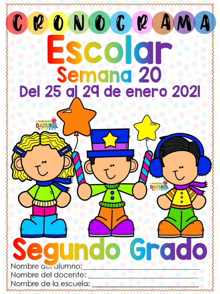 Planeación Darukel Semana 20 Segundo Grado | PDF