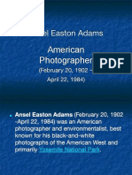 Ansel Adams Presentation