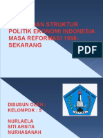 Bsistem Dan Struktur Politik Ekonomi Indonesia Masa Reformasi