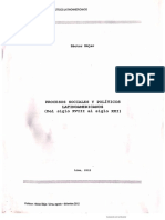 Procesos Sociales y Políticos Latinoamericanos Hector Bejar 2012