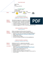 Planes de Clase Semana Del 11 Al 15 de Enero - 2021