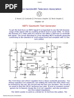 Narrow Bandwidth Television Association: NBTV Sawtooth Test Generator