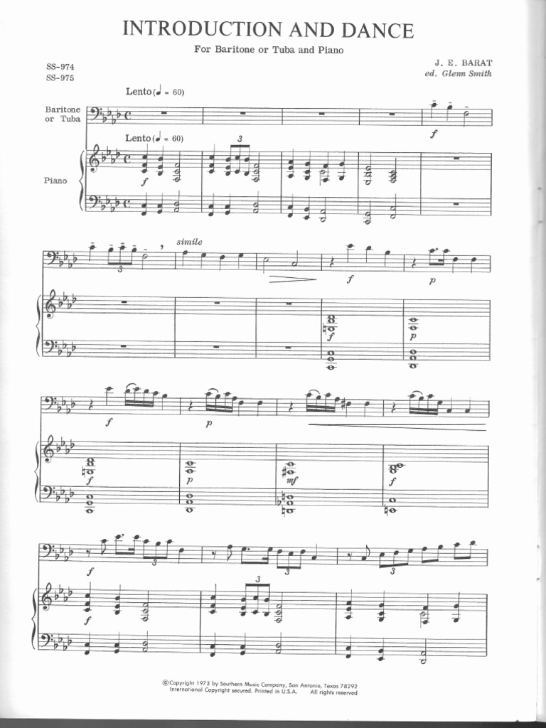 Introduction and Dance (Euph) PDF