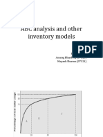 ABC analysis and other key inventory classification models