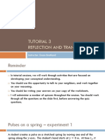 Tutorial 3 Reflection and Transmission: Instructor: Dean Bretland
