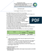 Surat Informasi Daftar Ulang