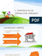 Domicilio Exposicion Codigo Civil I