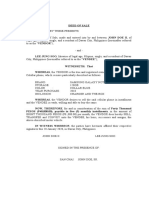 DEED OF SALE - PERSONAL PROPERTY in INSTALLMENT