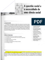 2. DIAS, Reinaldo. A questão social e a necessidade de uma ciência social. p. 19-41