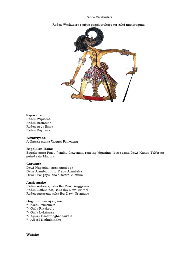 Raden Werkudara Pdf