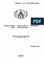 01000-32 Instalaciones Hidraulicas y Sanitarias Para Edificaciones