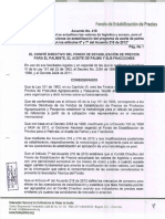 Acuerdo FEP 418 de Octubre 2019