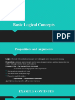 Basic Logical Concepts 1