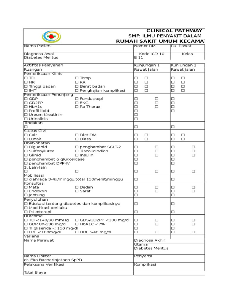 Clinical Pathway DM | PDF