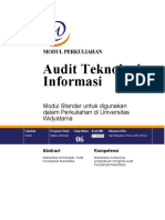 Modul 6 - Audit Teknologi Informasi