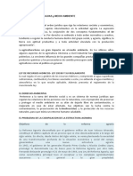 DERECHO AGRARIO AGUAS y MEDIO AMBIENTE