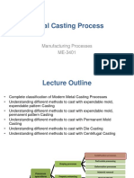 Metal Casting Processes Classification