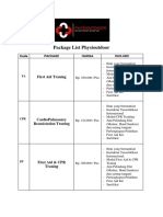 List Harga Physioutdoor 2021