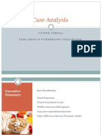 Case Analysis: United Cereal: Lora Brill'S Eurobrand Challenges