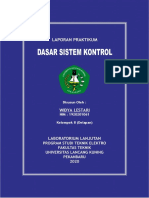 Cover Laporan Praktikum 2020 Dasar Sistem Kendali