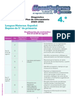 Plan de Reforzamiento 4to Grado (1)