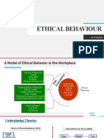 Week 4 - Ethical Behaviour