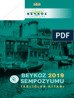 Beykoz 2019 Sempozyumu Tebligler Kitabi