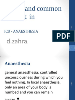 Concept Anaesthesia and Icu