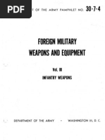 DA PAM 30-7-4 Foreign Weapons and Military Equipment (u) Vol III Infantry Weapons 24 November 1954