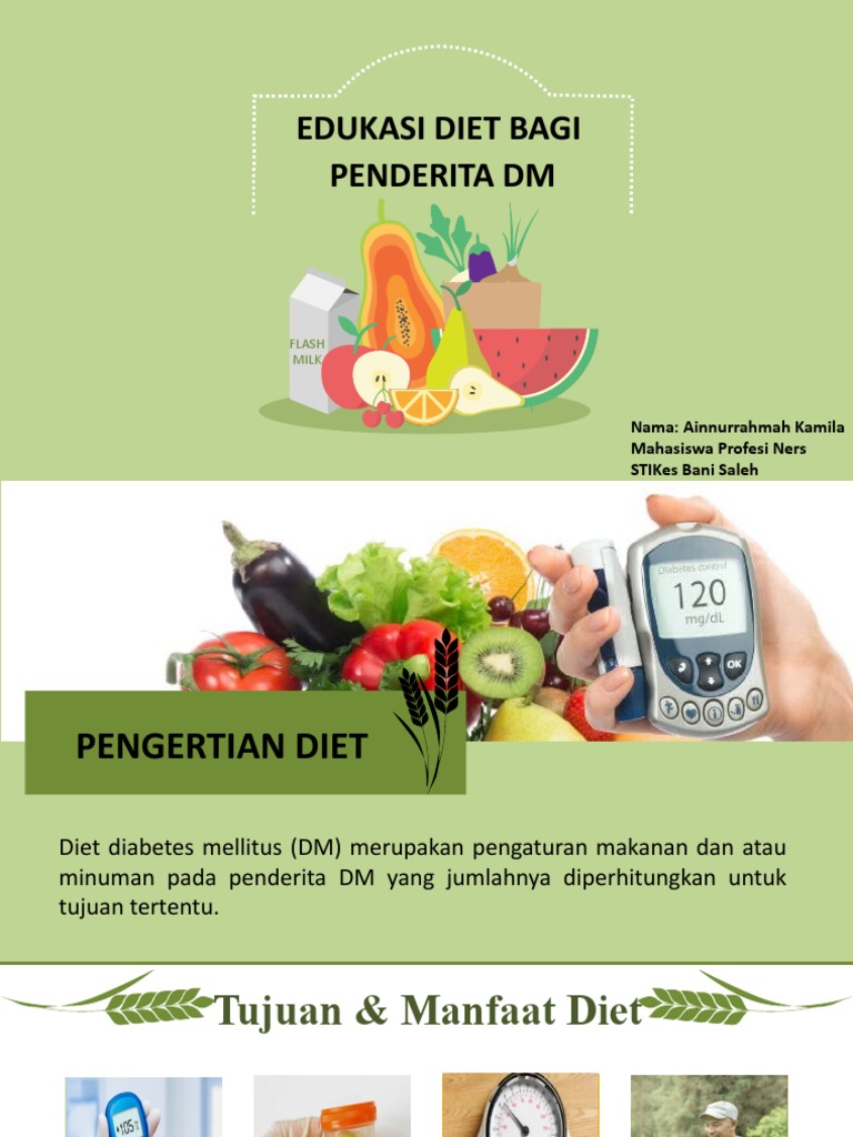 Edukasi Diet untuk Penderita DM | PDF | Memasak, Makanan, & Anggur ...